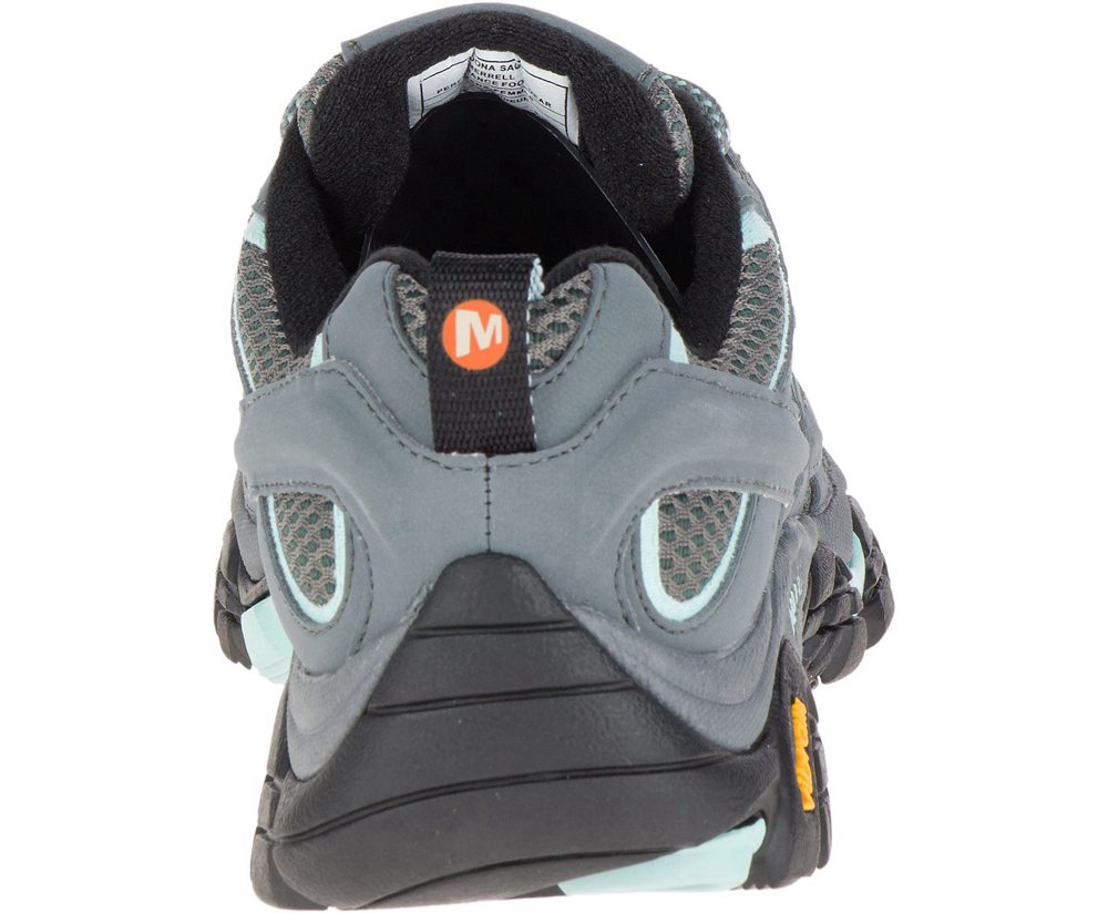 Merrell Hiking Shoes Grey - Moab 2 GORE-TEX® - Womens 59NSMEVIL